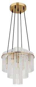 Globo Viseća svjetiljka Gorley (40 W, Ø x V: 40 x 120 cm, E14, Zlatna)