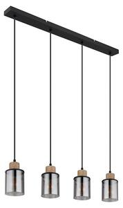 Globo Viseća svjetiljka Reid (15 W, D x Š x V: 780 x 100 x 1.200 mm, E27, Crna)