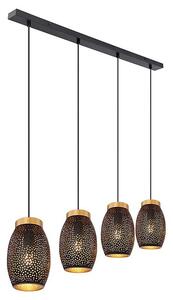 Globo Viseća svjetiljka Narri (40 W, D x Š x V: 900 x 150 x 1.200 mm, Crna)