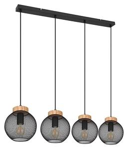 Globo Viseća svjetiljka Pablo (40 W, D x Š x V: 950 x 200 x 1.200 mm, E27, Crna)