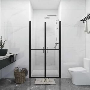 Vrata za tuš-kabinu prozirna ESG (78 - 81) x 190 cm - Crna 81 x 190 cm Jasno Crna