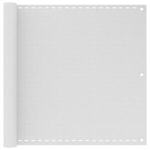 Balkonski zastor bijeli 90 x 500 cm HDPE - Bijela 90 x 500 cm 1 Bijela