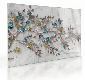 Slika- Na grani - apstrakcija (70x50 cm)