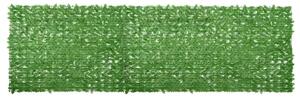 Balkonski zastor sa zelenim lišćem 600 x 150 cm - Zelena 600 x 150 cm 1 s breskvinim listovima