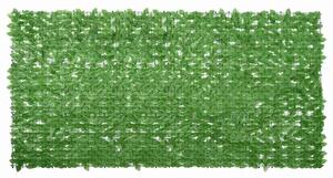 Balkonski zastor sa zelenim lišćem 300 x 150 cm - Zelena 300 x 150 cm 1 s breskvinim listovima