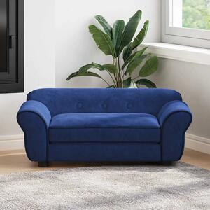 Sofa za pse plava 72 x 45 x 30 cm plišana - Plava Plava