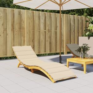 Jastuk za ležaljku bež 200 x 60 x 3 cm od tkanine Oxford - Bež 200 x 60 x 3 cm 1 Bež