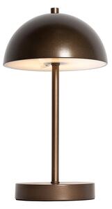 Vanjska stolna svjetiljka od tamne bronce, punjiva, prigušiva se u 3 koraka - Keira