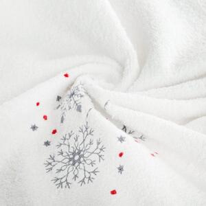 Kolekcija bijelih božićnih pamučnih ručnika Šírka: 50 cm | Dĺžka: 90 cm