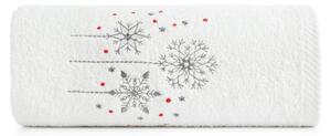 Kolekcija bijelih božićnih pamučnih ručnika Šírka: 50 cm | Dĺžka: 90 cm