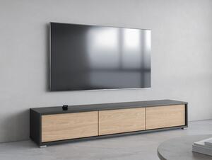 TV stol Austin 324Antracit, Hrast, 180x30x36cm