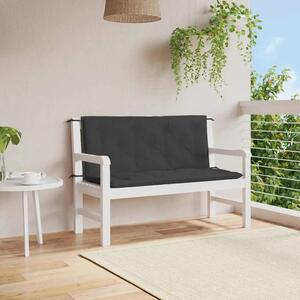 Jastuk za vrtnu klupu crni 120 x (50+50) x 7 cm tkanina Oxford - Crna 120 cm 2 Crna