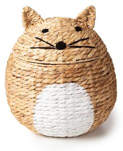 Dječja kutija za pohranu od vodenog zumbula u prirodnoj boji ø 40x43 cm Cat – Compactor