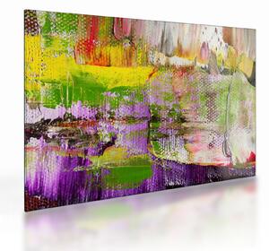 Staklena slika apstrakcije - slikanje (70x50 cm)