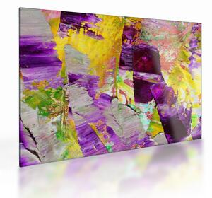 Staklena slika apstrakcije - slikanje (70x50 cm)