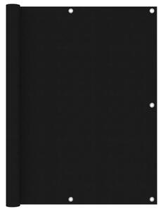 Balkonski zastor crni 120 x 400 cm od tkanine Oxford - Crna 120 x 400 cm 1 Crna