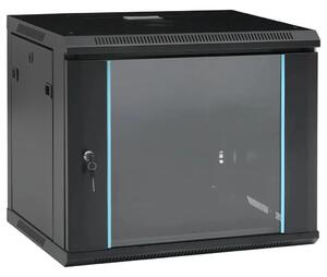 Zidni komunikacijski ormar 9U 19 IP20 600 x 450 x 510 mm - Crna 600 x 450 x 510 mm Crna 600 x 450 x 510 mm