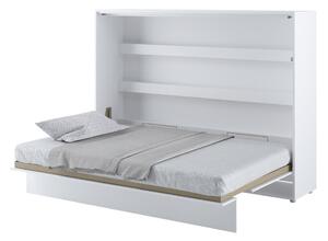 Zidni krevet Concept Pro Lenart AH115Bračni, Bijela, 140x200, Laminirani iveral, Basi a doghePodnice za krevet, 168x211x157cm