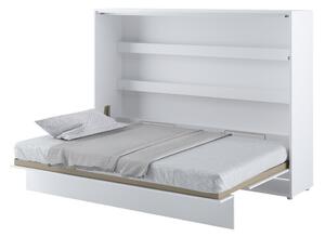 Zidni krevet Concept Pro Lenart AH115Bračni, Bijela, 140x200, Medijapan, Laminirani iveral, Basi a doghePodnice za krevet, 168x211x157cm