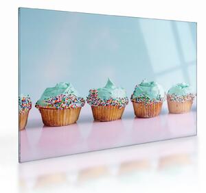 Staklena slika cupcaka (70x50 cm)