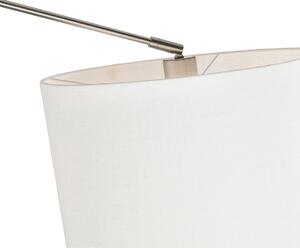 Viseća svjetiljka čelik sa sjenilom 35 cm bijela podesiva - Blitz II