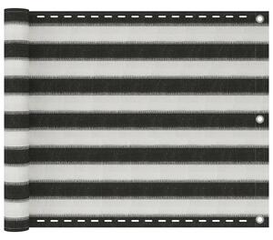 Balkonski zastor HDPE 75 x 500 cm antracit i bijeli - Antracit i bijela 75 x 500 cm 1 Antracit i bijela