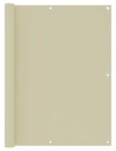 Balkonski zastor krem 120 x 500 cm od tkanine Oxford - Krema 120 x 500 cm 1 Krema