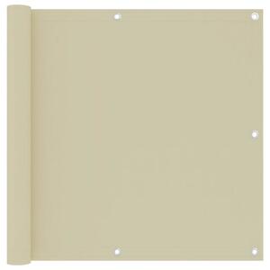 Balkonski zastor krem 90 x 300 cm od tkanine Oxford - Krema 90 x 300 cm 1 Krema