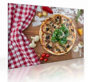 Staklena slika pizze (70x50 cm)