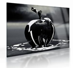 Staklena slika crne jabuke (70x50 cm)