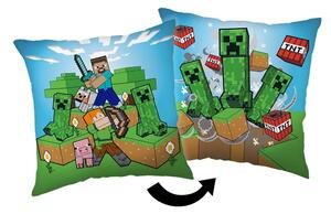 Dječji jastuk 40x40 cm Minecraft "Creeper Rush" – Jerry Fabrics