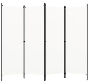 Paravan - Sobna pregrada s 4 panela bijela 200 x 180 cm - Bijela 4 1 Bijela