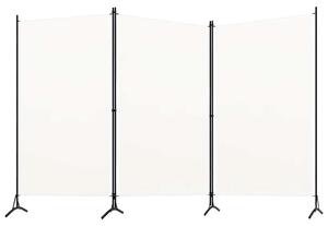 Paravan - Sobna pregrada s 3 panela bijela 260 x 180 cm od tkanine - Bijela 260 x 180 cm 1 1