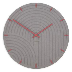 Zidni sat Luxhora Arcadia Light Grey 10 boja kazaljki