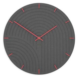 Zidni sat Luxhora Arcadia Black 8 boja kazaljki