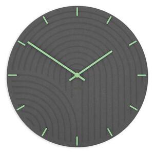 Zidni sat Luxhora Arcadia Black 8 boja kazaljki