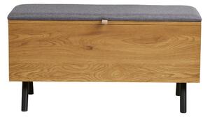 Škrinja u dekoru hrasta u prirodnoj boji 92x48x33 cm Barco – House Nordic