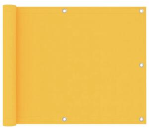 Balkonski zastor žuti 75 x 600 cm od tkanine Oxford - Žuta 75 x 600 cm 1 Žuta