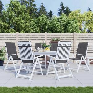 Jastuci za vrtne stolice 6 kom antracit 120x50x3 cm od tkanine - Antracit 120 x 50 x 3 cm 6 Antracit