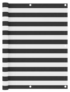 Balkonski zastor antracit i bijeli 120x500 cm od tkanine Oxford - Antracit i bijela 120 x 500 cm 1 Antracit i bijela