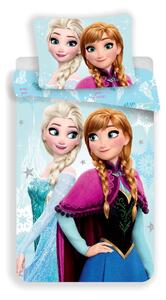 Pamučna dječja posteljina za krevet za jednu osobu 140x200 cm Frozen "Light blue" – Jerry Fabrics