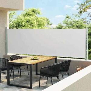 Uvlačiva bočna tenda za terasu 140 x 600 cm krem - Krema 140 x 600 cm 1 Krema