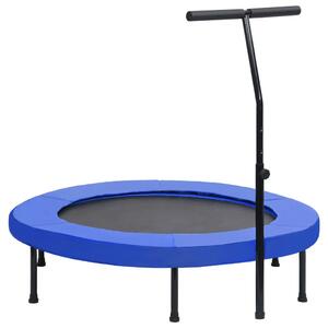 Trampolin za vježbanje s ručkom i sigurnosnim jastučićem 122 cm - 122 cm 1 Sa sigurnosnim jastučićima Okruglo