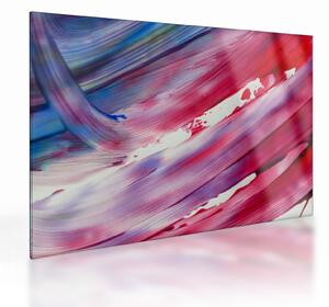 Staklena slika - ružičasto-plava boja (70x50 cm)