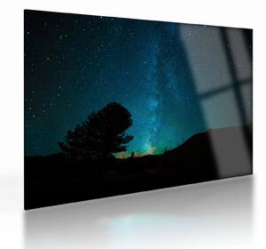 Staklena slika noćnog neba sa zvijezdama (70x50 cm)