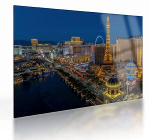 Staklena slika noćni Las Vegas (70x50 cm)