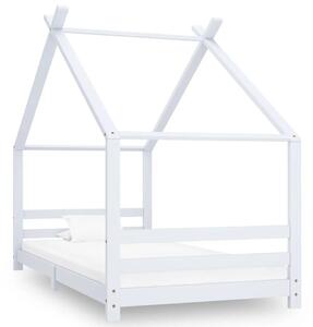 Okvir za dječji krevet od masivne borovine bijeli 90 x 200 cm - Bijela 90 x 200 cm Bijela 90 x 200 cm