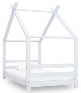 Okvir za dječji krevet od masivne borovine bijeli 80 x 160 cm - Bijela 80 x 160 cm Bijela 80 x 160 cm
