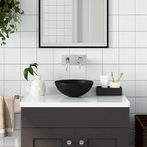 Kupaonski Lavabo - Umivaonik od keramike mat crni okrugli - Mat crna Mat crna