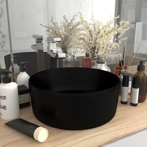 Luksuzni okrugli Lavabo - Umivaonik mat crni 40 x 15 cm keramički - Mat crna Mat crna